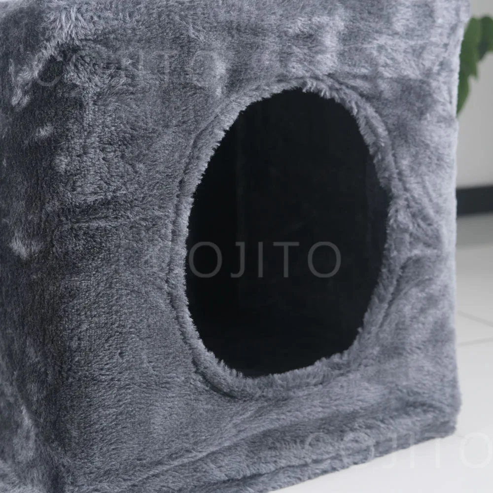 Visual Reference: Modern Luxury Large Cat Condo Sustainable Wood Ceiling Tree Tower