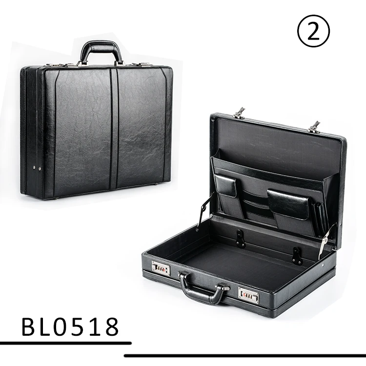 bonded leather briefcase