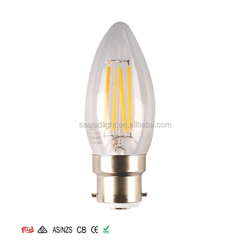 SAA B15 Candle 3CCT Smart led filament bulb3 c9 bulb for indoor lights outdoor wall light Au Nz