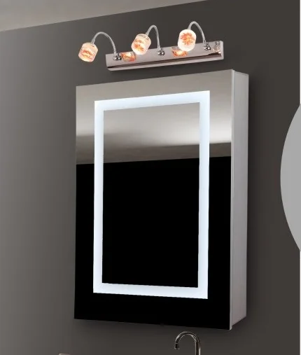 2020 Hot Sale Modern USA Style Bathroom Vanity Mirror Cabinet With Light