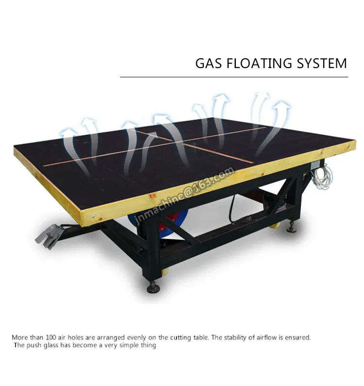 Air Floating Glass Cutting Table For Glass Processing Machine Price