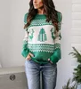Christmas Sweater 2019 Winter Classic Deer Printed Knitted Pullovers Plus Size Streetwear Long Sleeve Causal Jumpers Coldker