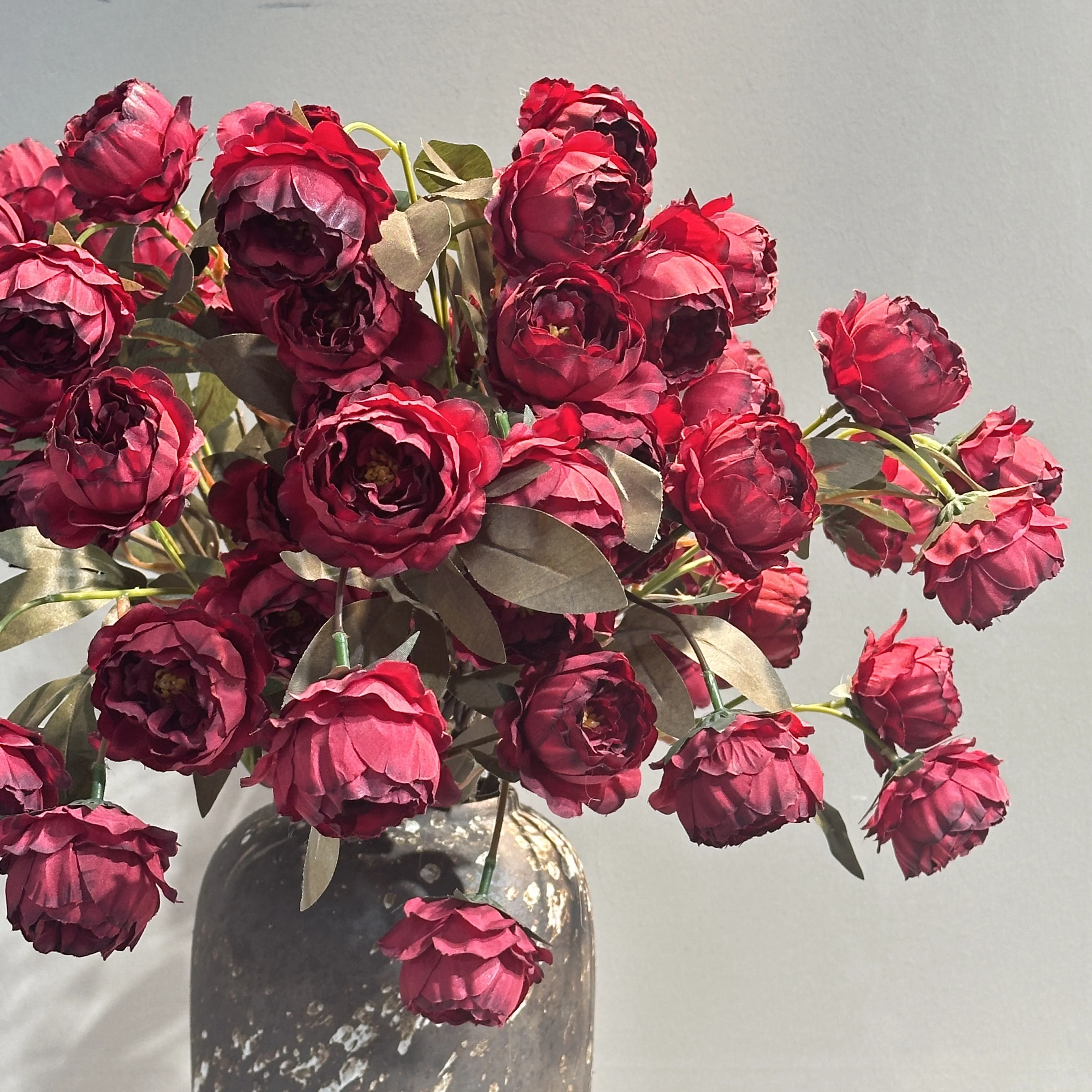 Silk Flowers Wholesale Canada 7 Heads Real Touch Peonies