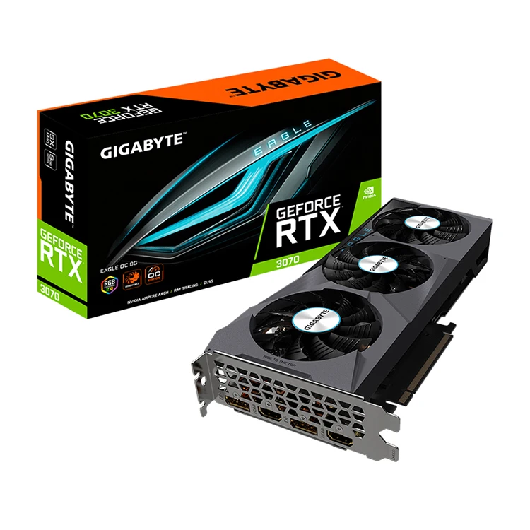 stock gigabyte rtx 3070 eagle oc 8g gaming graphics card with