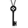 Movie Coraline Necklace Pendants Black Button Key Skull Nightmare Before Christmas Choker Kingdom Hearts Jewelry Gift