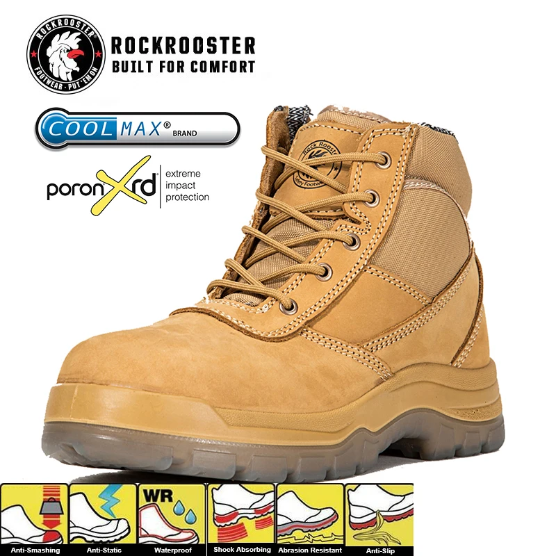 Rockrooster Footwear Steel Toe Shoes Work Boot For Women Top10 Safety