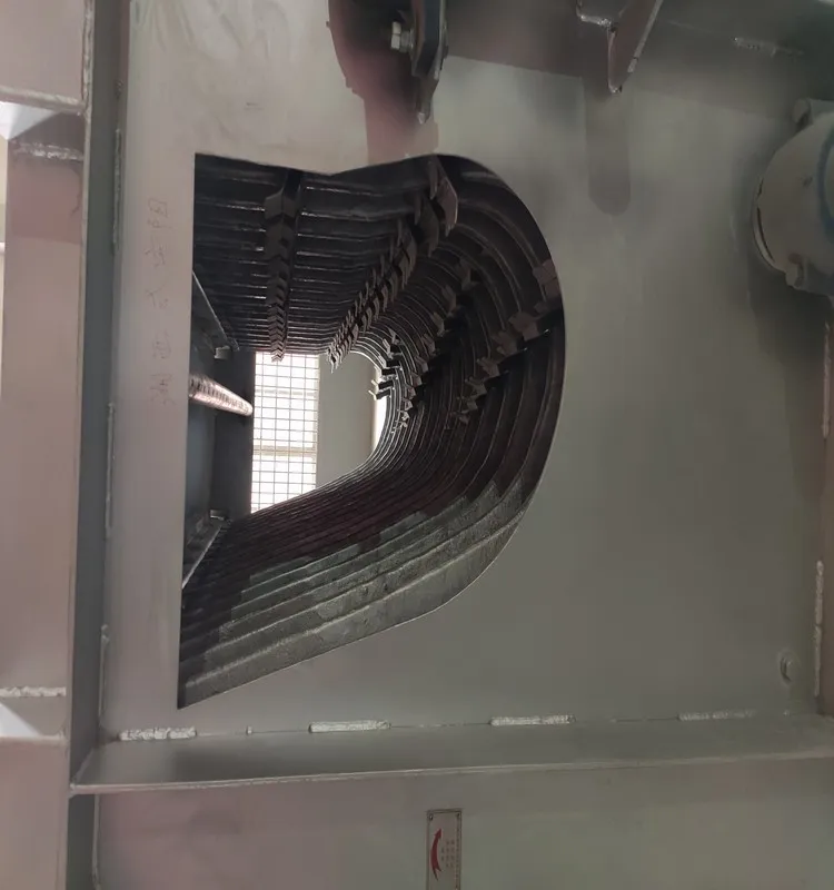 Spiral pig hair removal machine for pig slaughtering line equipment in slaughterhouses