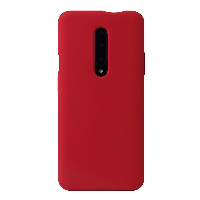 Silicone Cell Phone Case Cover For OnePlus 1+7 Silicone Case Genuine Liquid Ge Rubber Mpbilephone Cover Case For OnePlus 7