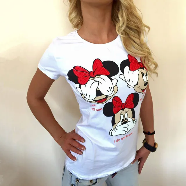 tee shirt minnie femme