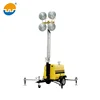 Manual lifting for 4*1000W movable light tower used in engineering