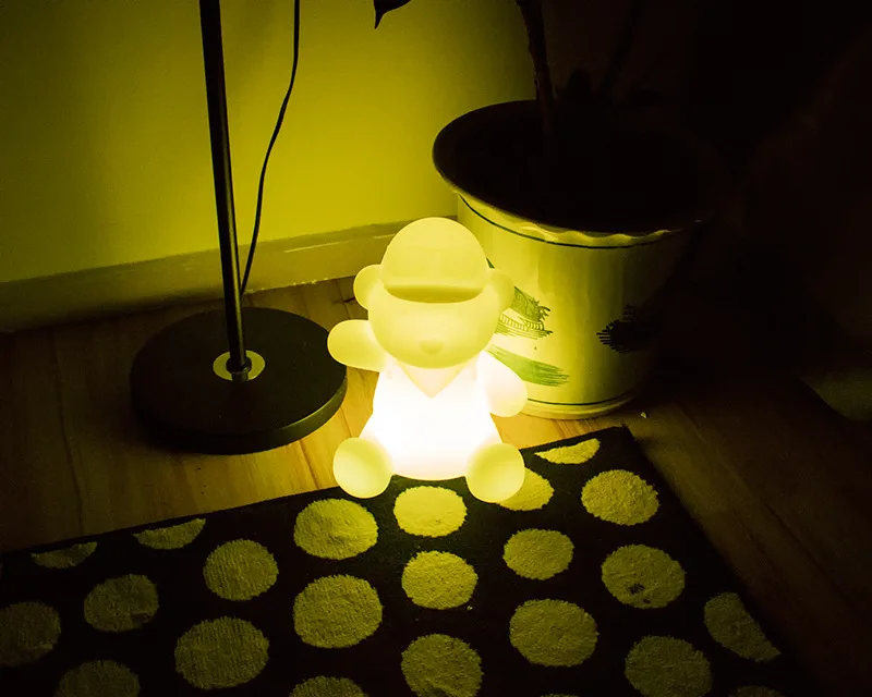 cartoon animal cute nightlights led 16 color changing colorful bear light lamp festival toy gift