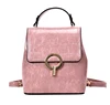 New Design Fashion Best Selling Pu Leather High Quality Stone Pattern Women Girls Cute Mini Travel Backpack