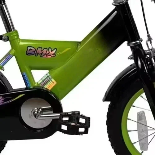 product 2025 best hot sale steel bmx frame with rear carrier foot brake training wheels 75kg load capacity for boys bike-4