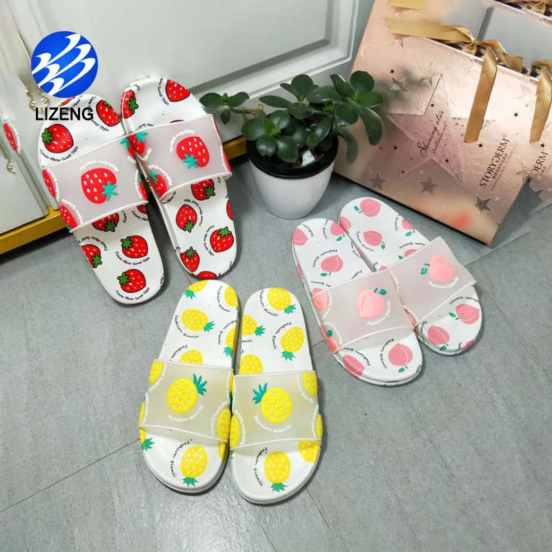 
Smoothly Kids Slide Sandals Boys Girls Water Shoes Cute Fruit Slippers 
