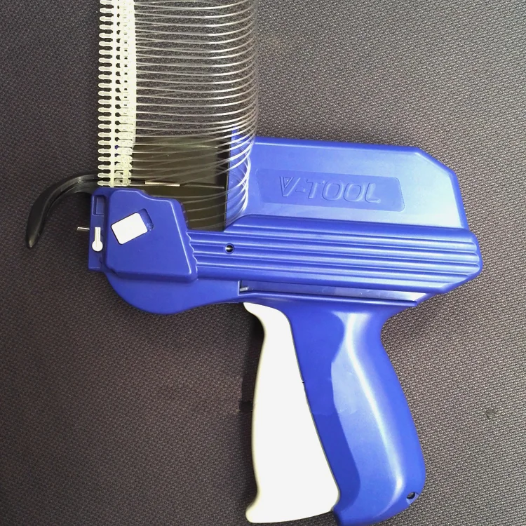 China Supplier For Garment Loop Tag Gun V tool Loop Fastener Tag Gun