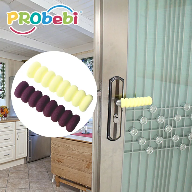 Child proof rubber antistatic door handle cover /rubber door handle