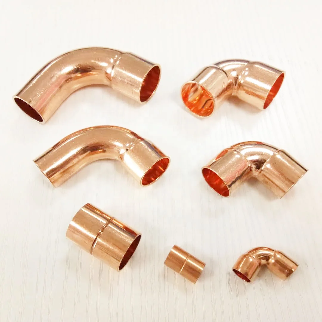 Medical Gas Copper Fittings 45 Deg Elbow Copper Fitiing 90 Deg Copper