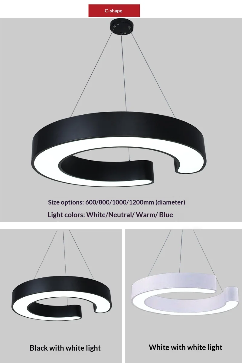 product led shaped star creative irregular hexagonal pendant light for office gym shopping mall supermarket energy efficient-21