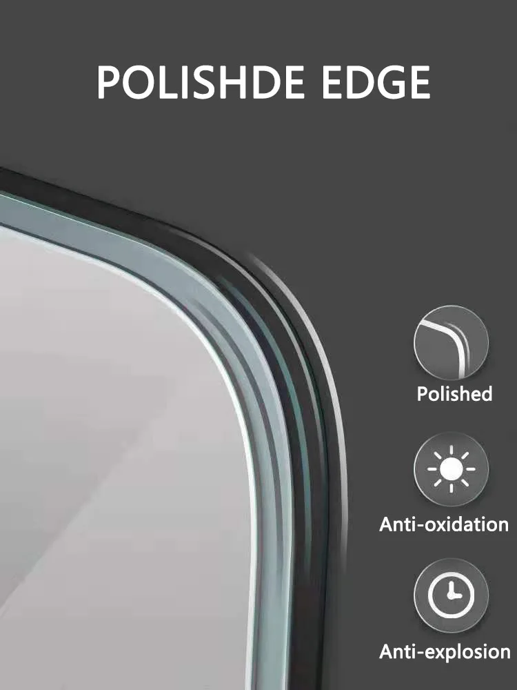 product multi scene smart bathroom mirror led bathroom mirror modern touch sensor mirror for various bathroom space-4