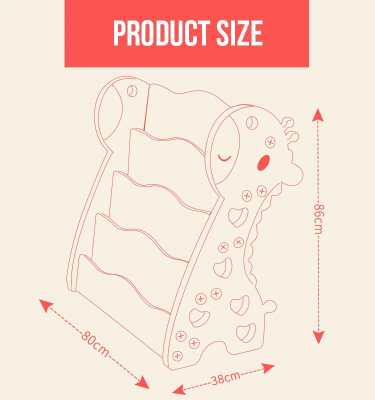 Feelkdis Contemporary Foldable Durable Baby & Kids Toy Storage Shelf Basket Furniture for Living Room and School factory