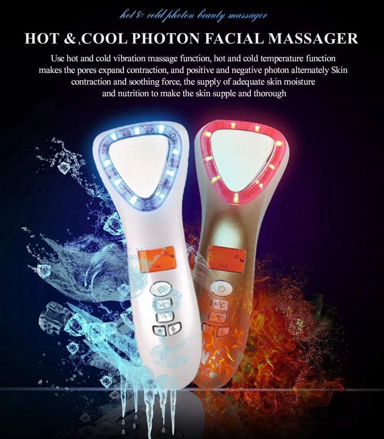 Health And Beauty Hot And Cold Hammer Negative Ion Beauty Ultrasonic