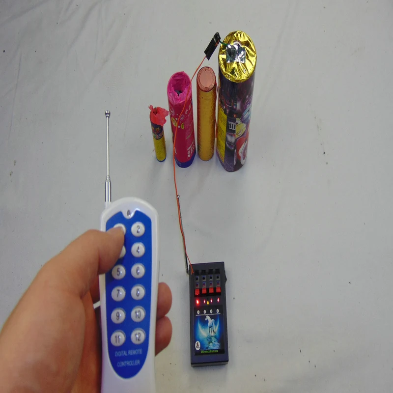 8 Cues Wedding Party Ignition Pyrotechnic Display Wireless Remote ...