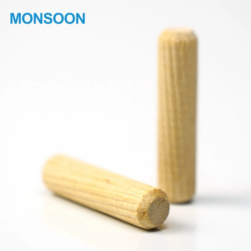 High Quality Round Wood Dowel Household Furniture Hardware Wooden Dowel