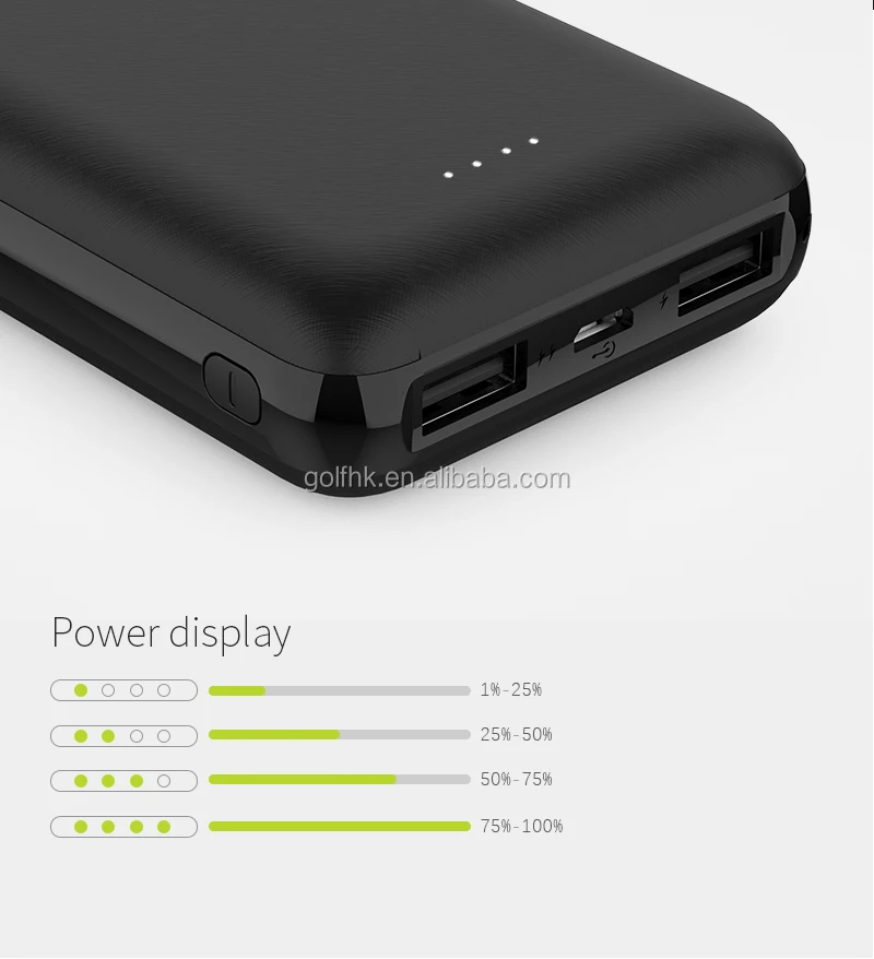Mobile Power Bank 10000mAh OEM powerbank portable charger external Battery 10000 mAH power banks gifts - ANKUX.COM