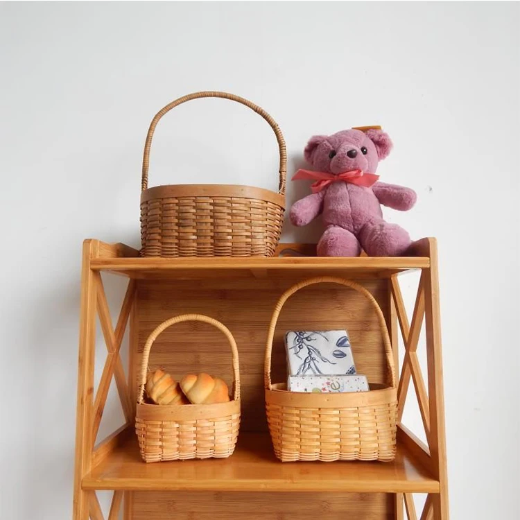 Hand Woven Wood Basket For Storage,Round And Square Shape Buy Hand