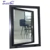 Energy saving double glass window aluminium casement window insulate window with superhouse System