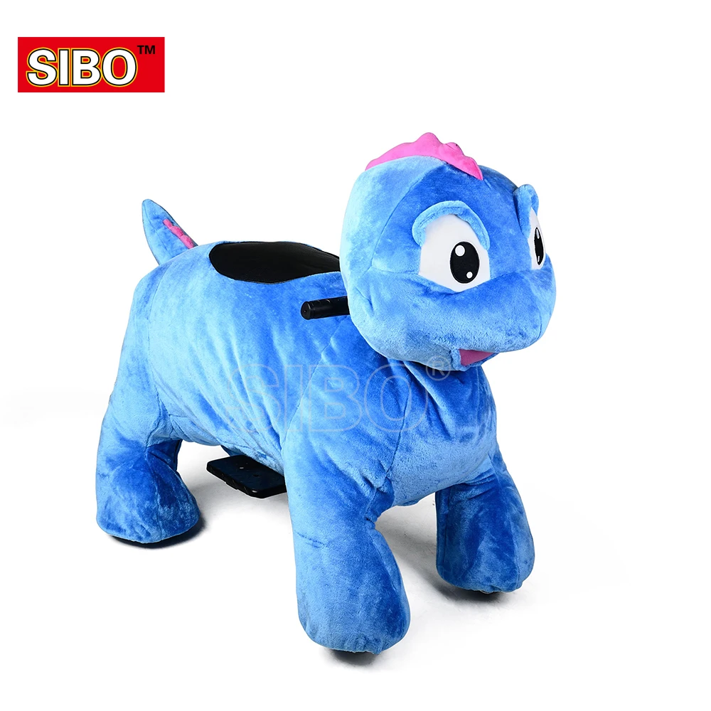 plush animal ride on toy