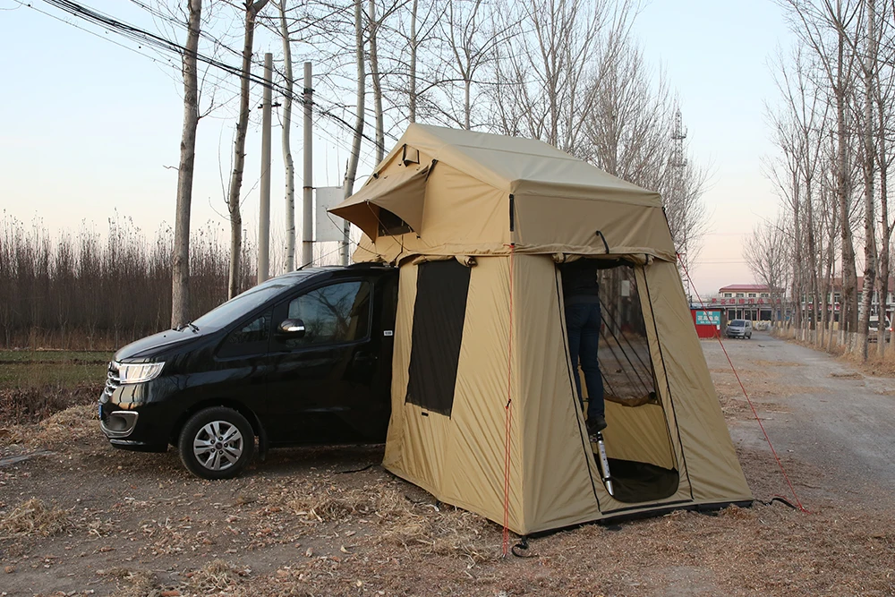 oem odm 防水帆布 3-4 人汽车屋顶帐篷 4x4 铝 suv 吉普车屋顶帐篷