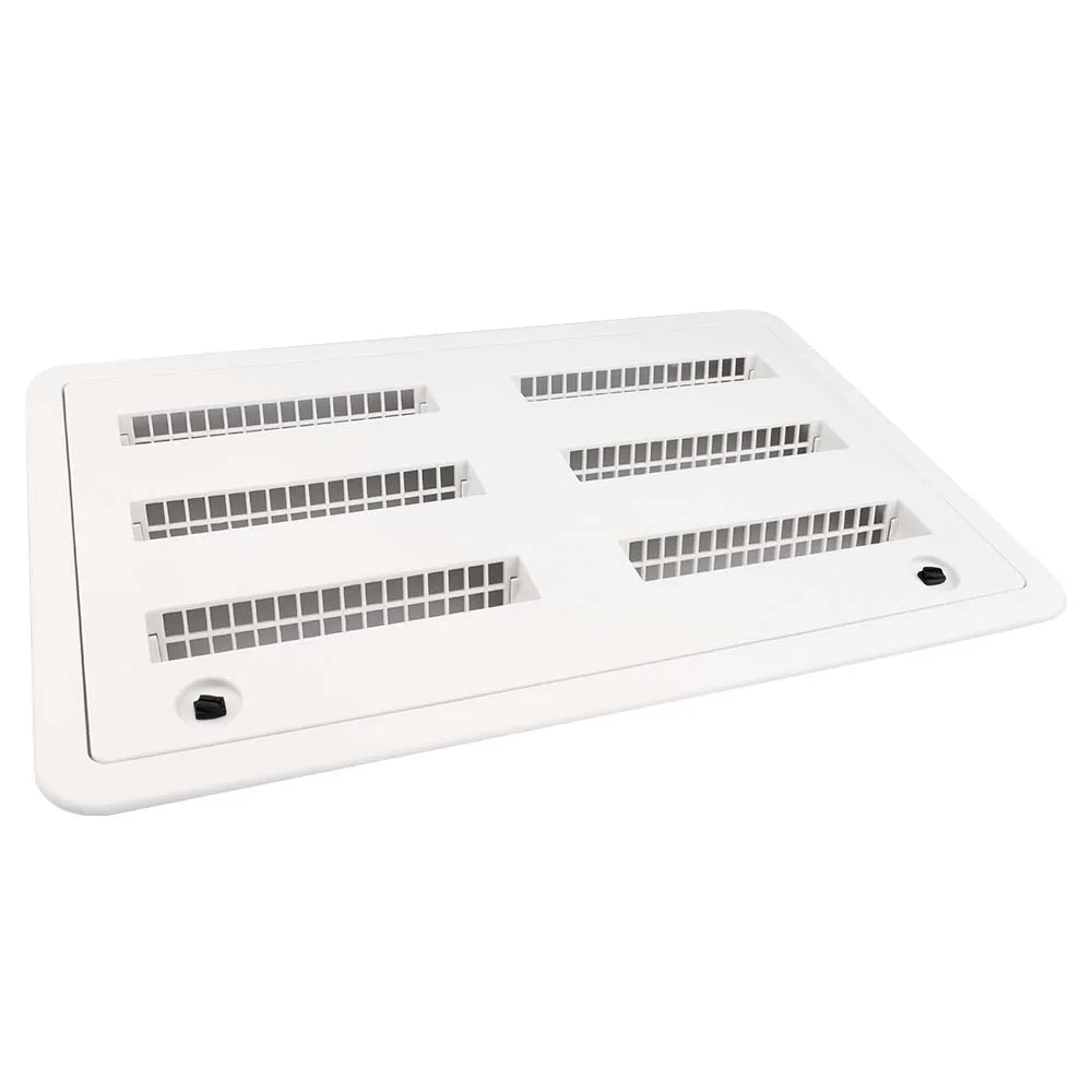 Rv Camper Trailer Refrigerator Side Vent Cover With Metal Vent Screens