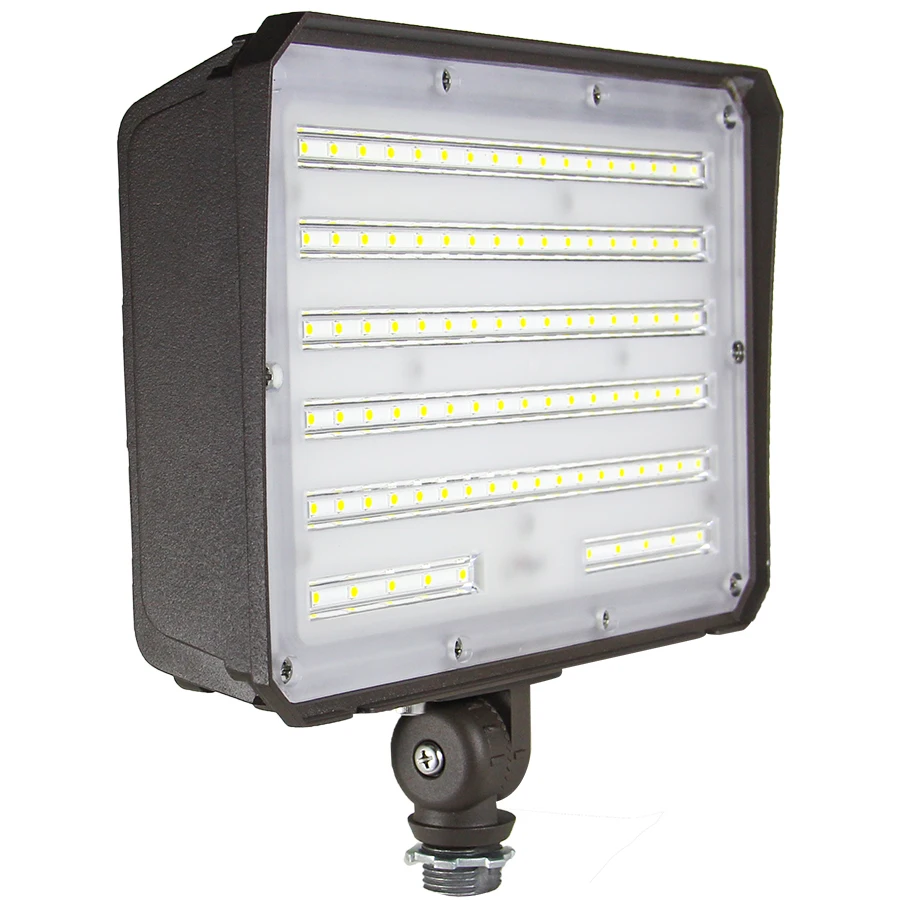 New Design ETL DLC Photocell 80W 100W Outdoor IP65 Garden Mounted Landscape Led Flood Lights