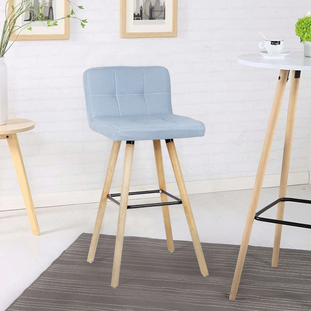 2019 New Design Square Round Italian Beige High End Pu Leather Leg