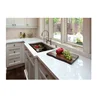 luxury white kitchen island acrylic solid surface kitchen counter top