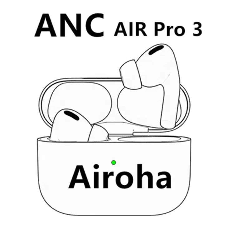 

Air Pro 3 wireless earphones true noise reduction transparent mode ANC Gen 3 PRO with Rename and GPS,5 Pieces