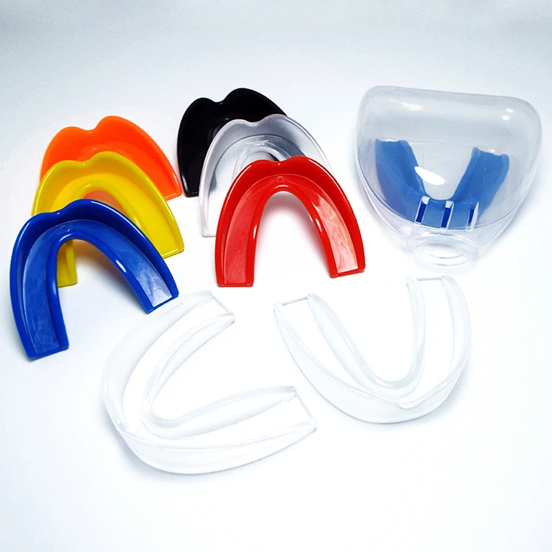 儿童/成人体育拳击牙齿保护器口香糖盾牌护口器定制logo品牌