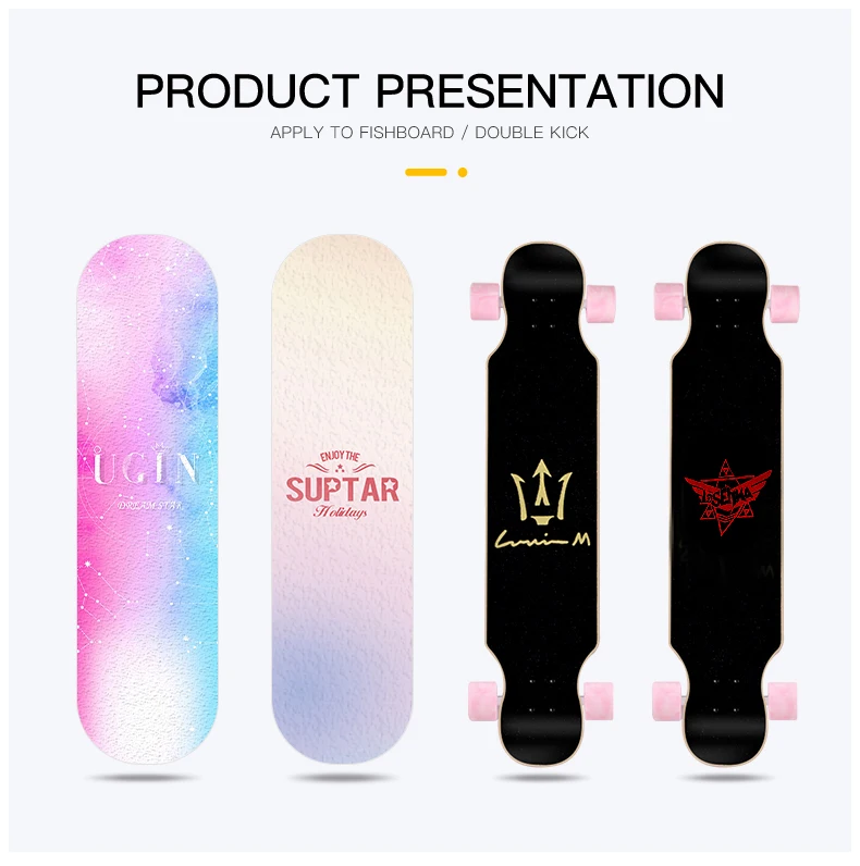 Wholesale Custom Transparent Scooter Grip Tape Skateboard Griptape