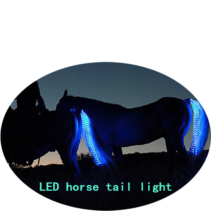 120MA USB rechargeable led light strips horse tail light