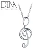 DTINA 2019 New 925 Sterling Silver Jewelry Note Pendant Wholesale Price Fast Delivery