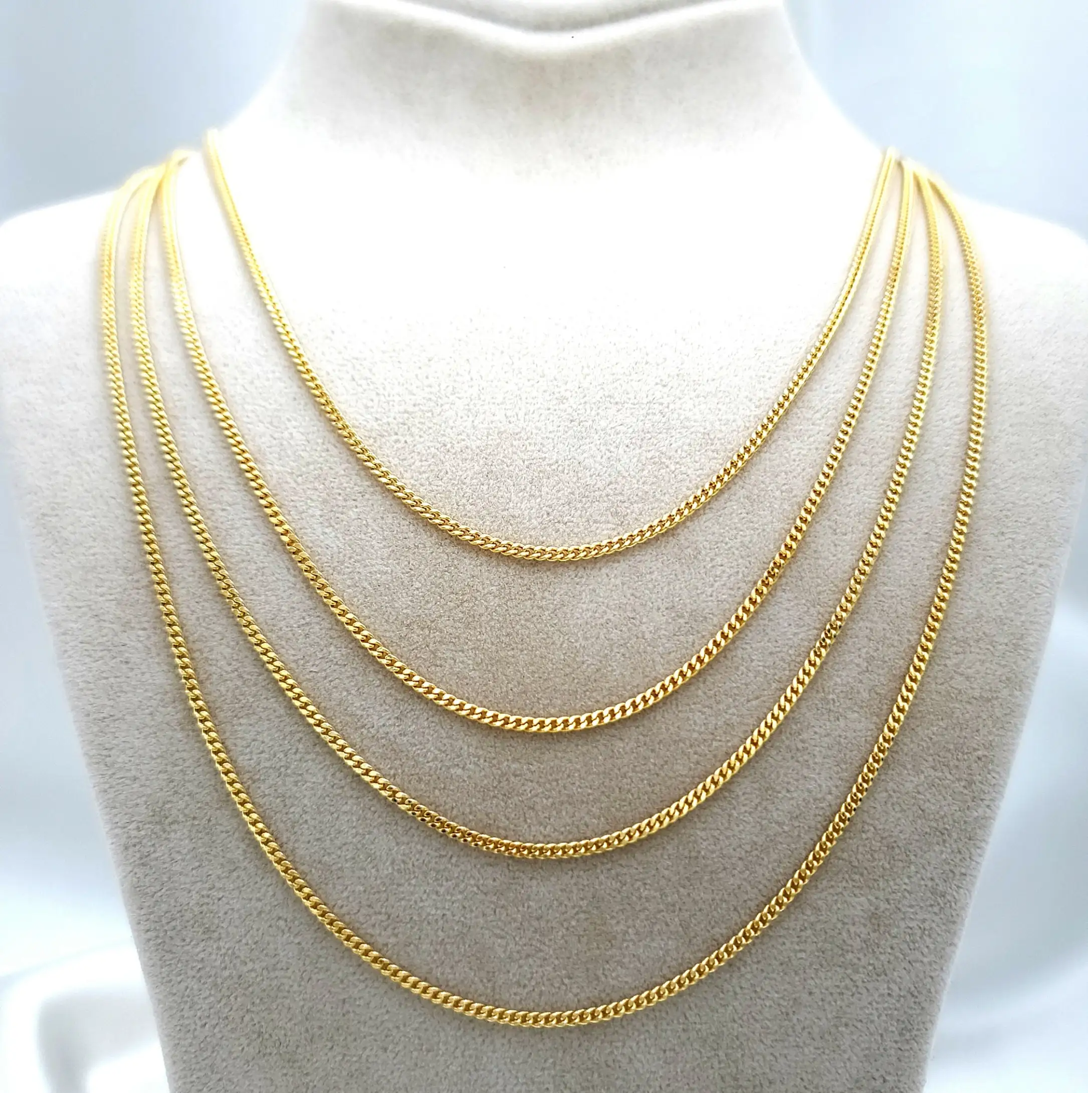 Maiyi Jewelry Sale 9k 10k 14k 18k Solid Gold Chain Rope Box Twisted