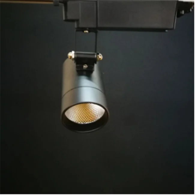 Good heat dimmable 45w 3000k hanging led cob magnetic rail focus spot track lights