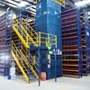 2 or 3 levels with low price industrial warehouse mezzanine rack RAL colors