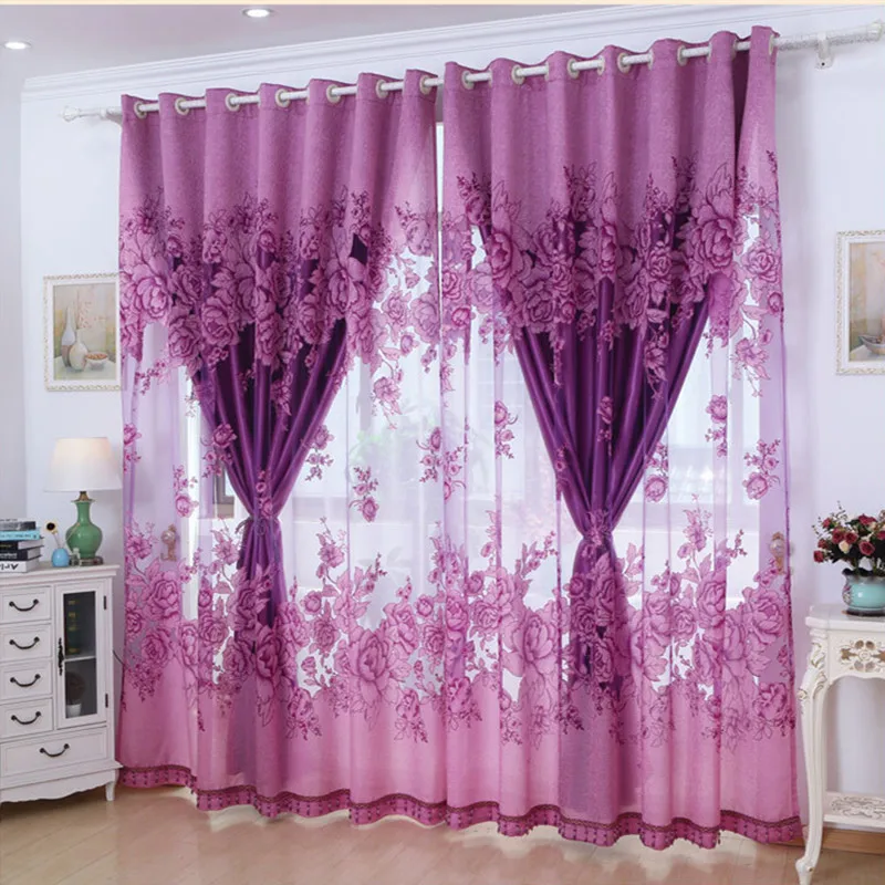 Dorma Plum Bloomsbury Lined Pencil Pleat Curtains,Jacquard Chenille ...