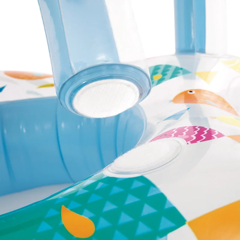 Intex 56573 32FT Star-Shaped Kiddie Pool Float with Canopy for Children ...