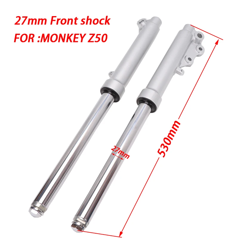 Universal 530mm Diameter 27mm Motorcycle Front Shocks Front Fork For