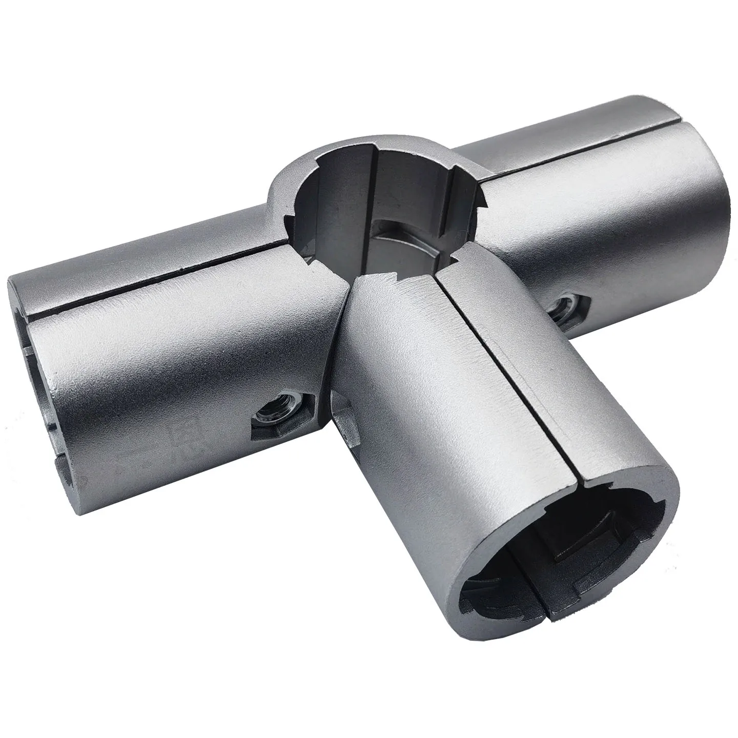 third generation bar aluminum alloy grade 1000 series lean pipe connector profile accessories four way-13