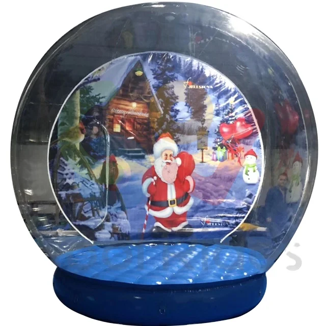 Large Photo Booth Inflatable Snow Globe Christmas Inflatable Snow Globe