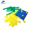 Colorful plastic number cube base ten block Convex surface Base 10 sets 121pcs math learning resources